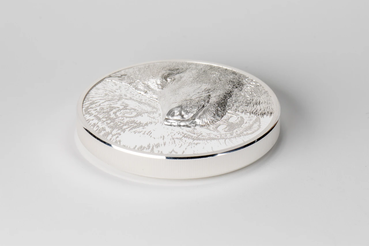 Mystic Wolf Silver 3 oz