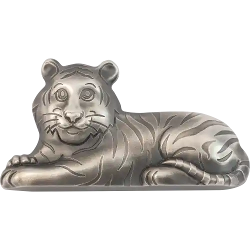 Charming Silver Tiger