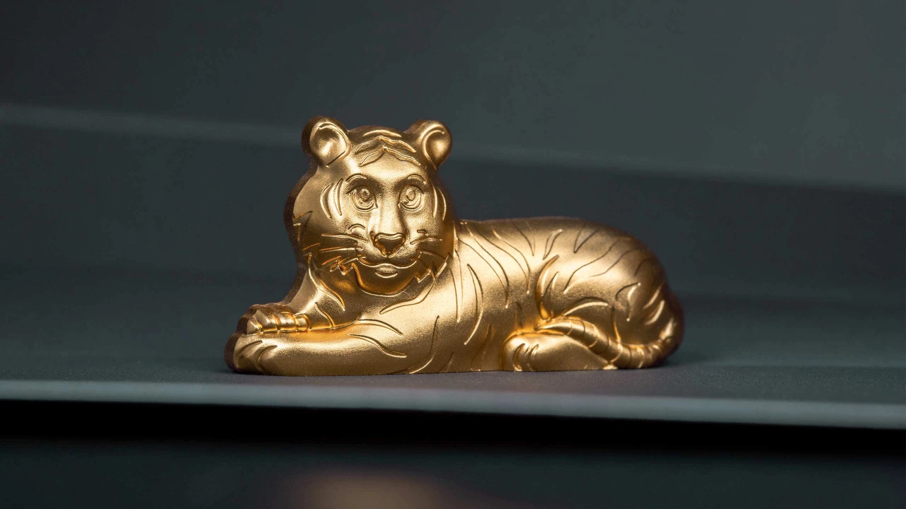 Gilded Charming Tiger