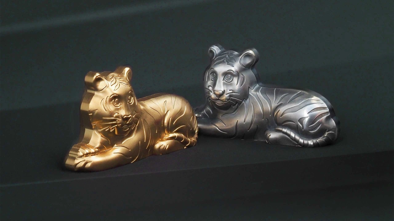 Gilded Charming Tiger