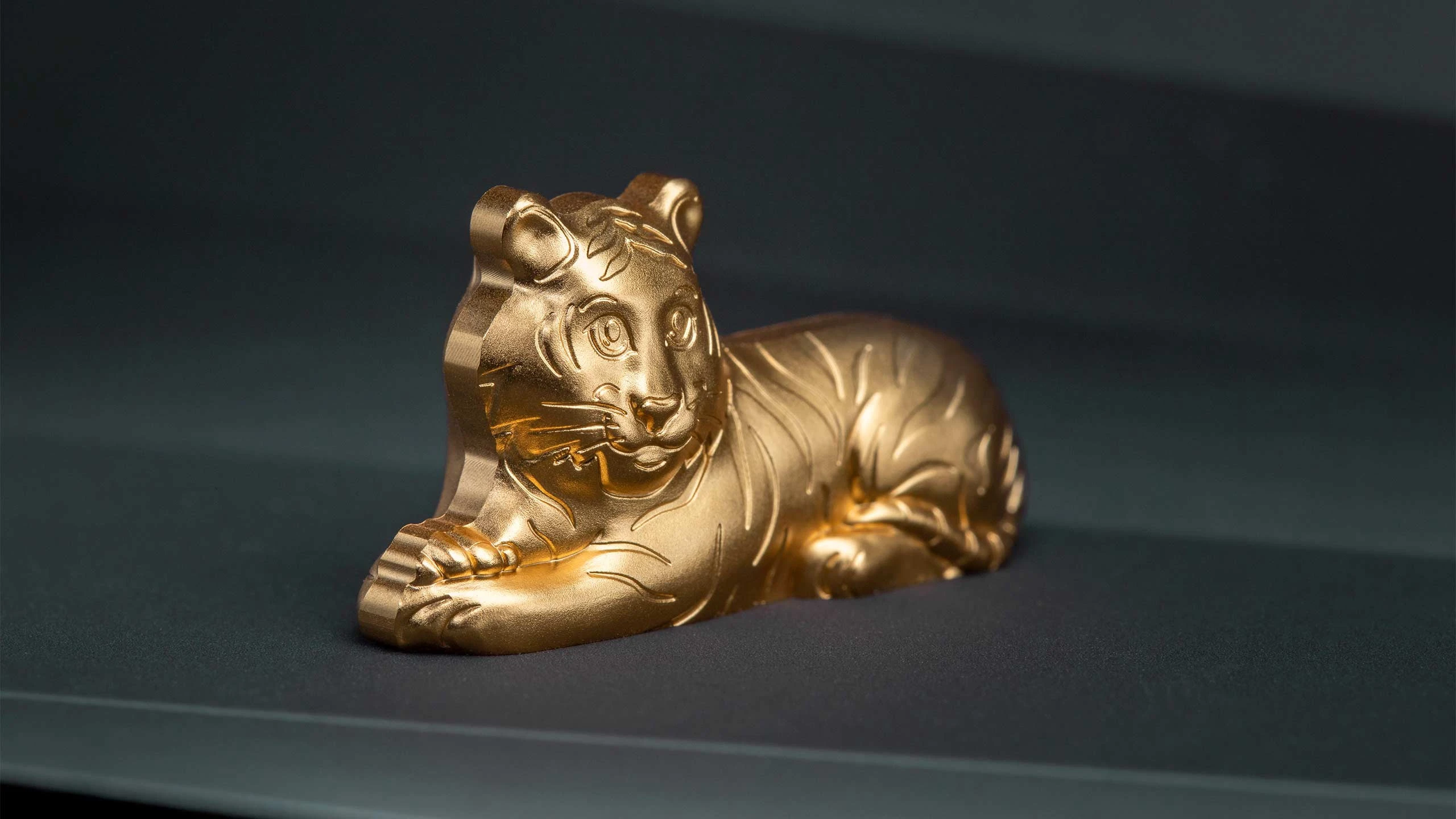 Gilded Charming Tiger