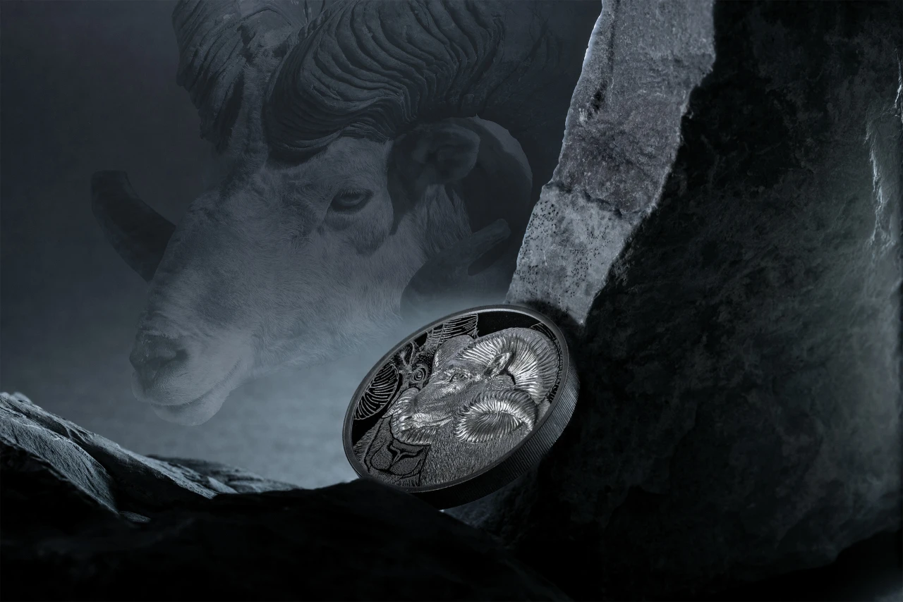 Magnificent Argali – Silver Black Proof