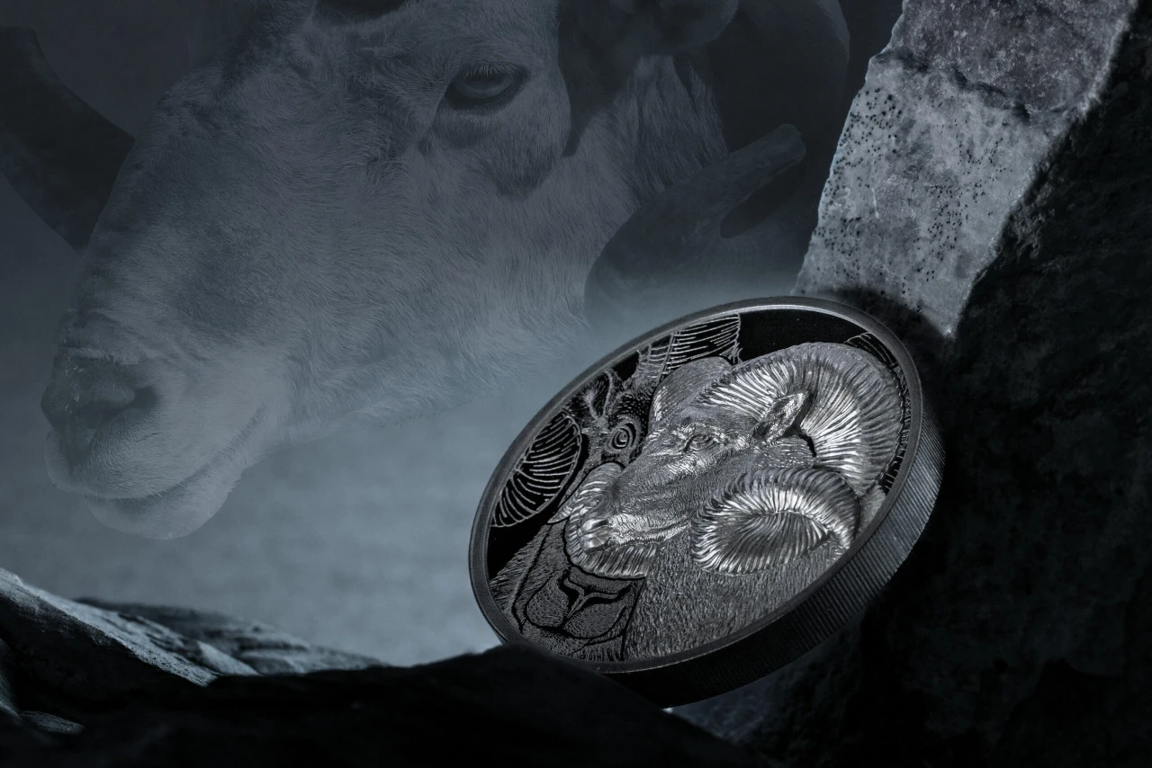 Magnificent Argali – Silver Black Proof