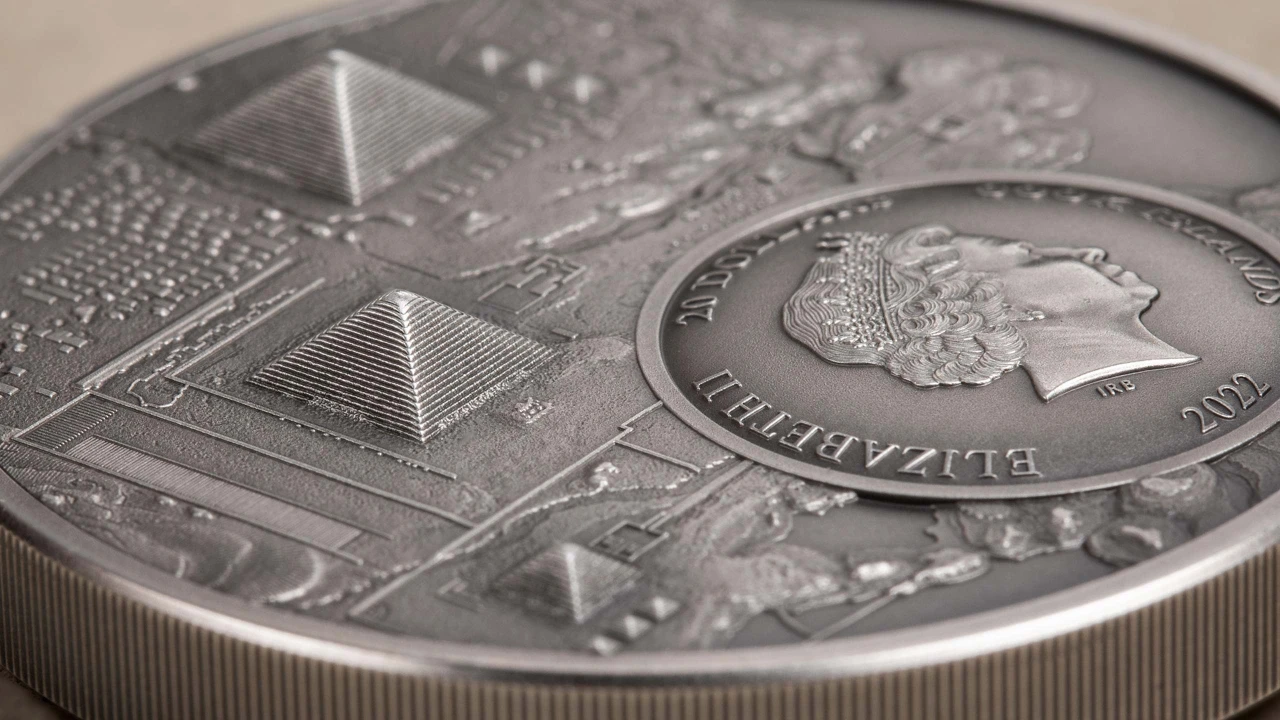 Legacy of the Pharaohs – Silver 3 oz Antique finish