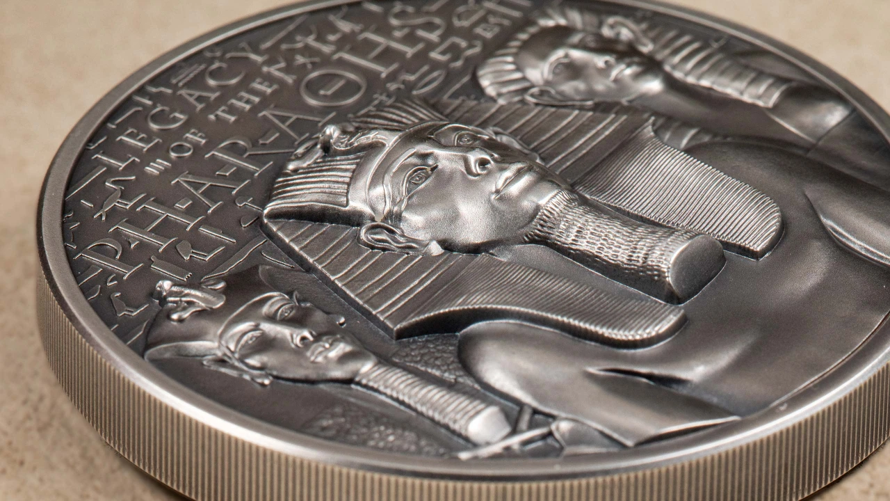 Legacy of the Pharaohs – Silver 3 oz Antique finish