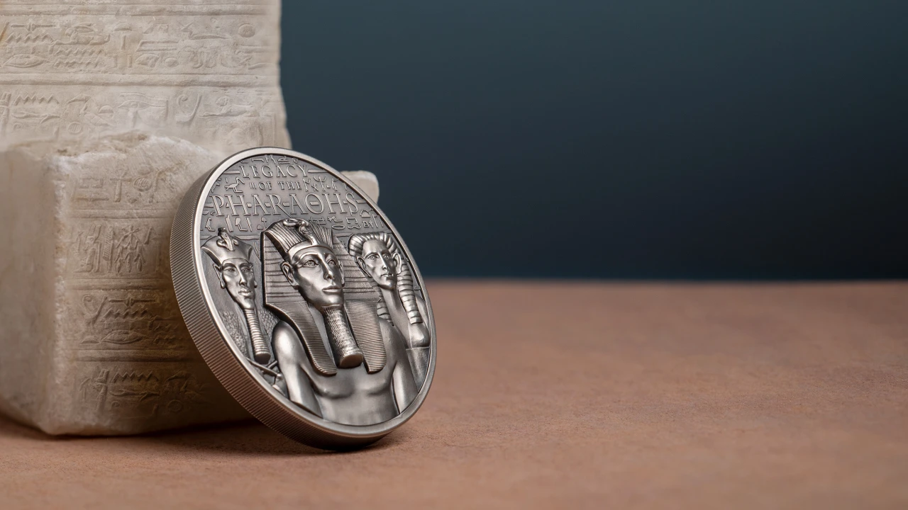 Legacy of the Pharaohs – Silver 3 oz Antique finish