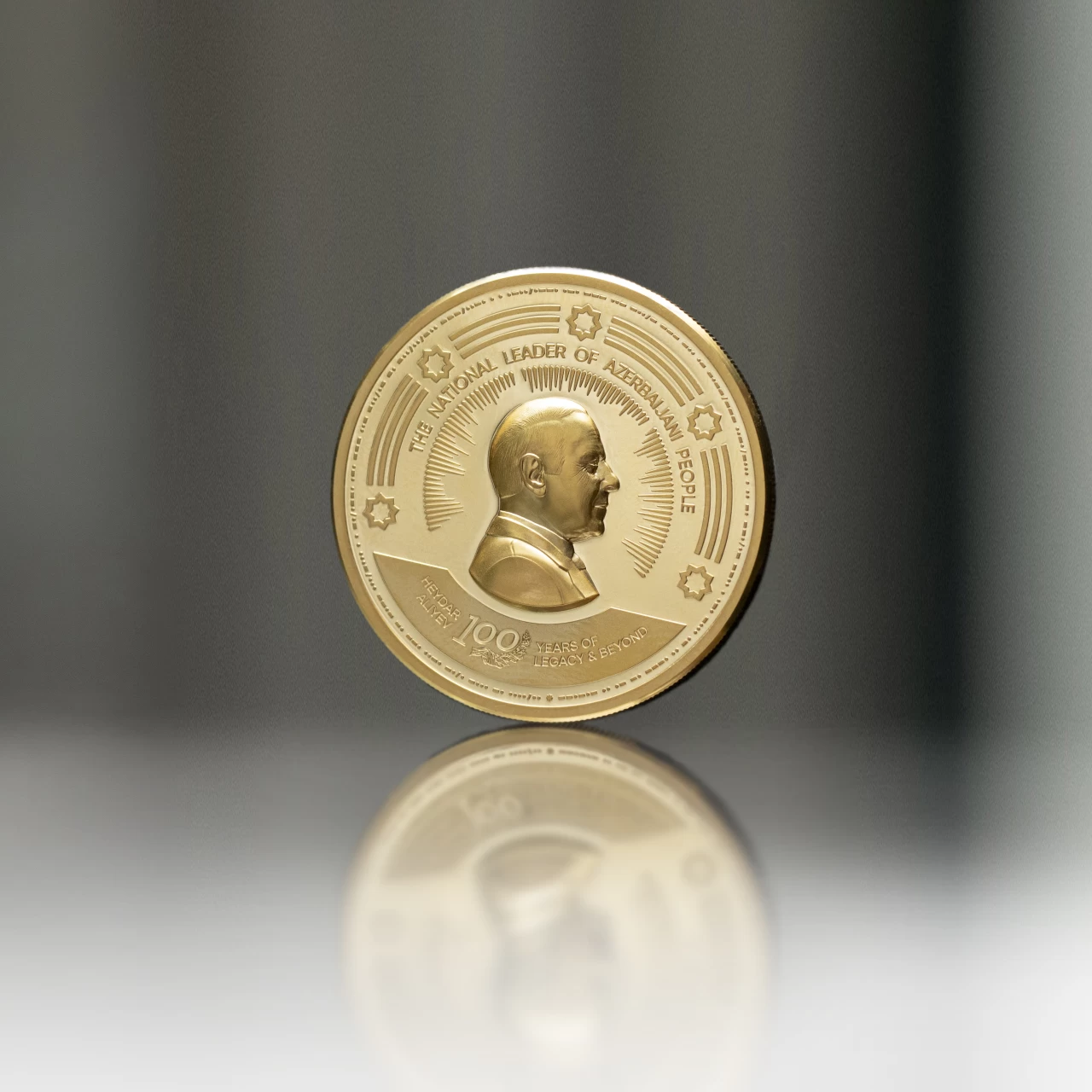 <p>Besondere Aserbaidschanische Goldmedaille</p>
