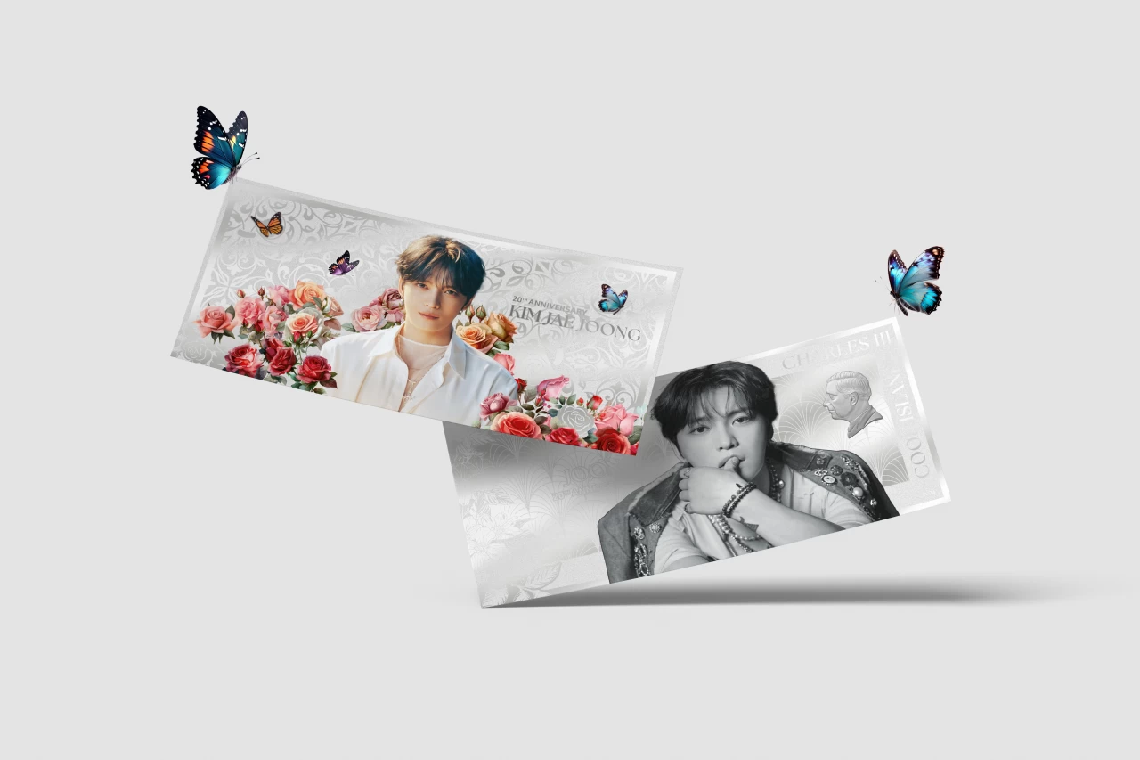 <p>Kim Jaejoong 20th Anniversary Coin</p>