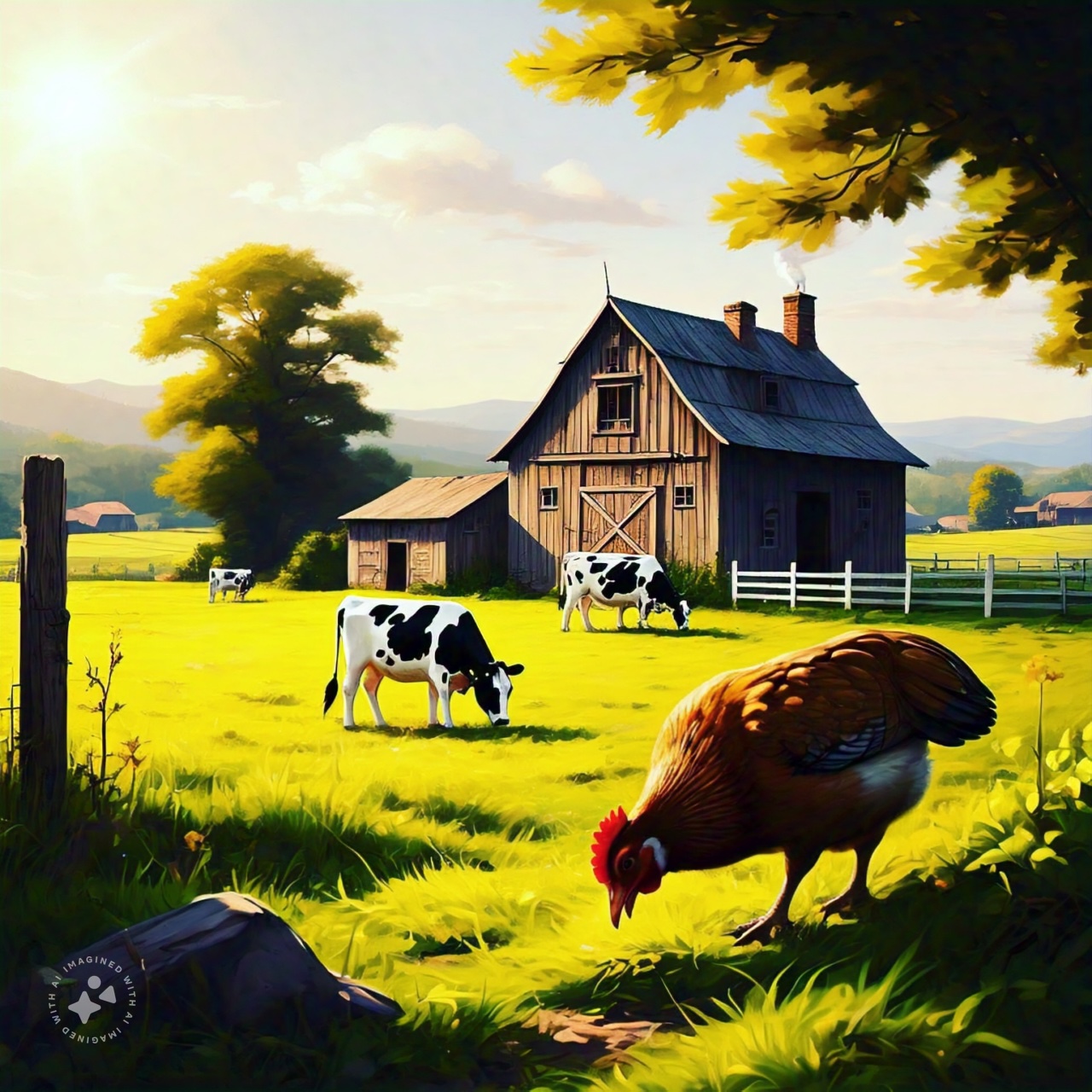 Cow and Hen