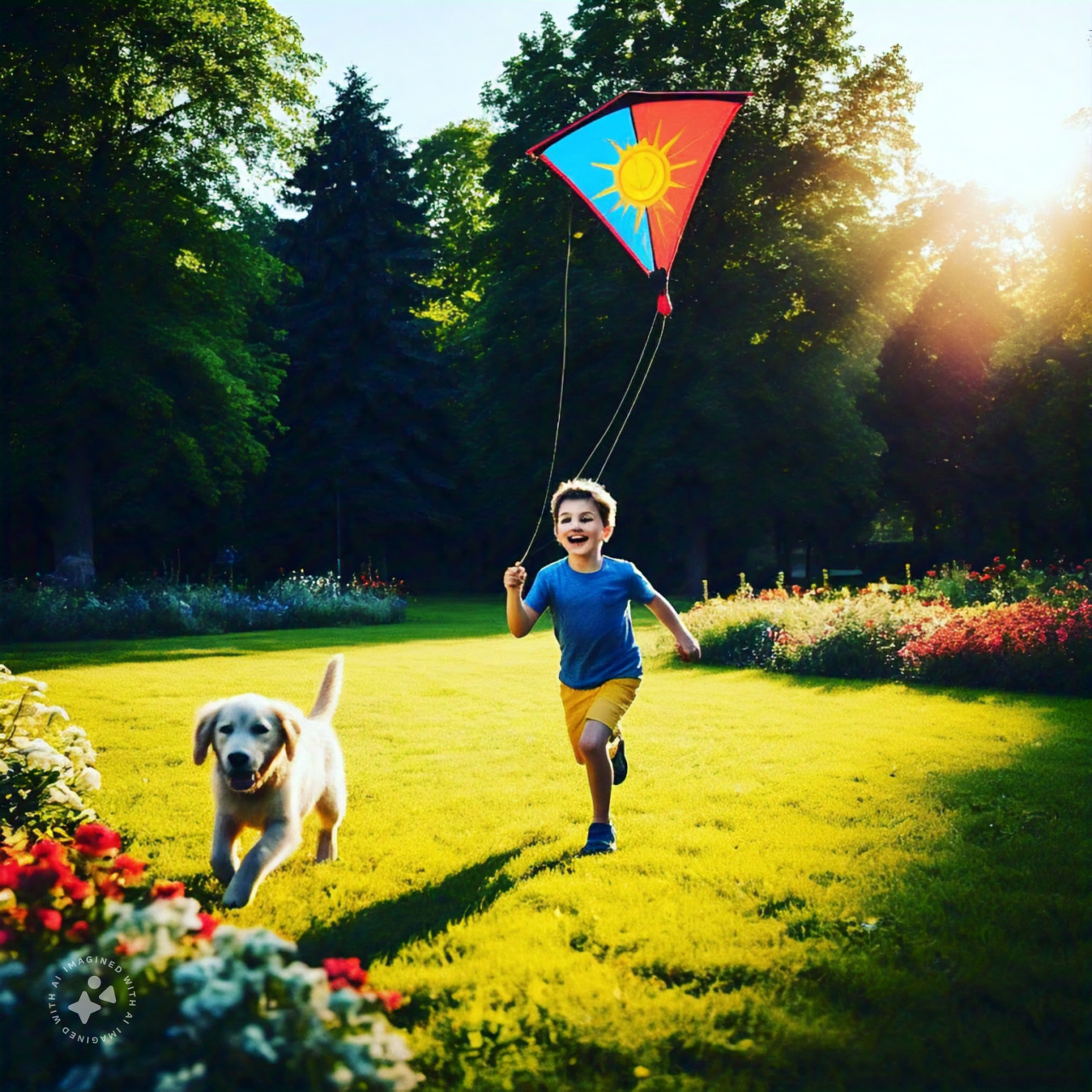 Kid with Dog