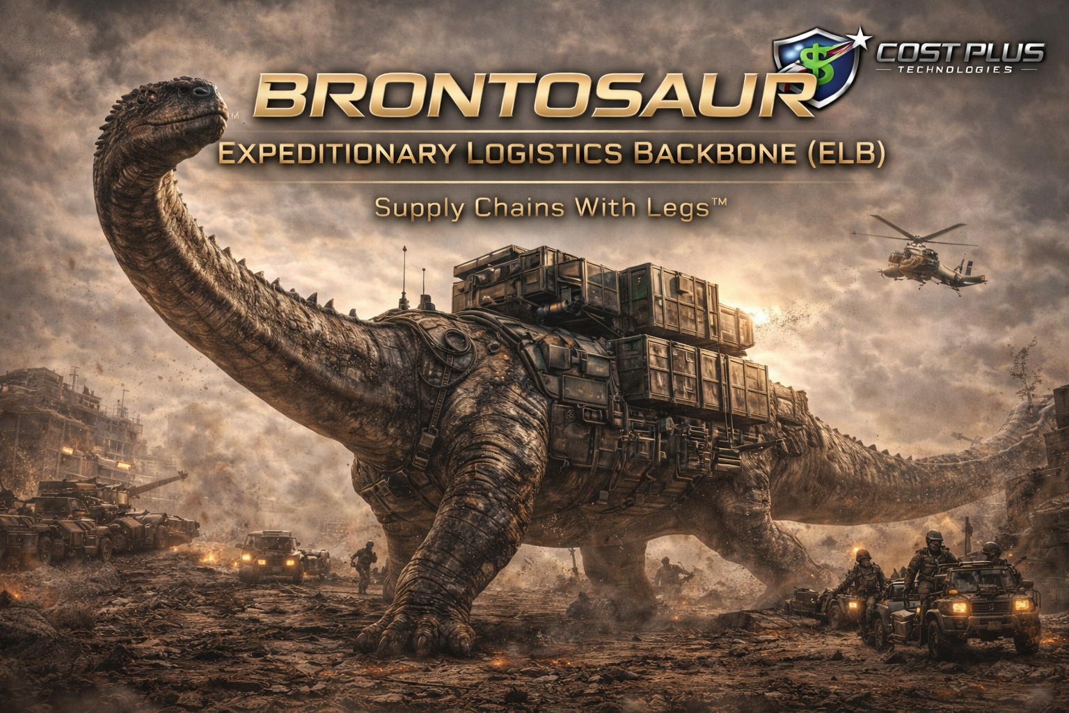 BRONTOSAUR™ Expeditionary Logistics Backbone