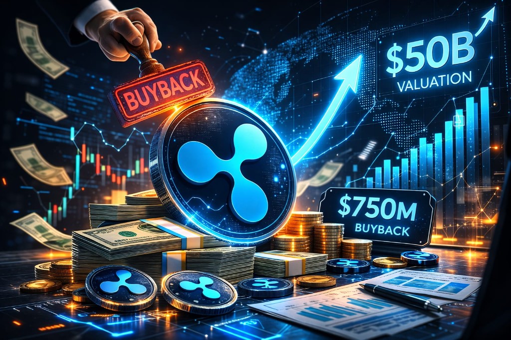 Ripple Plans $750M Share Buyback at $50B Valuation : Blomberg report
