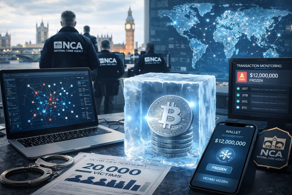 UK-Led Operation Atlantic Freezes $12M in Crypto Scam Funds, Identifies 20,000 Victims