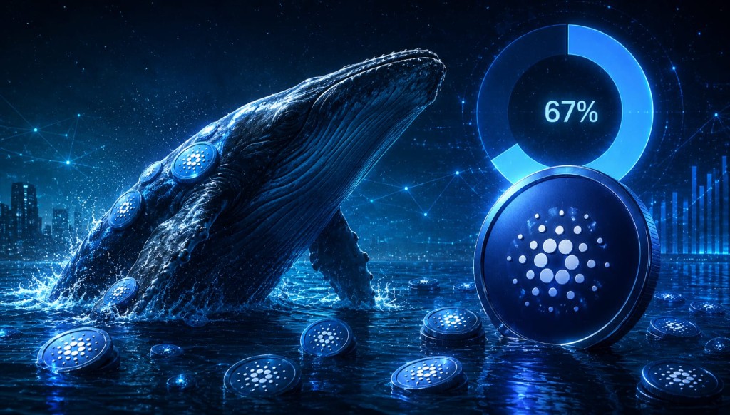 Cardano Whales Hold Record 67% of ADA Supply