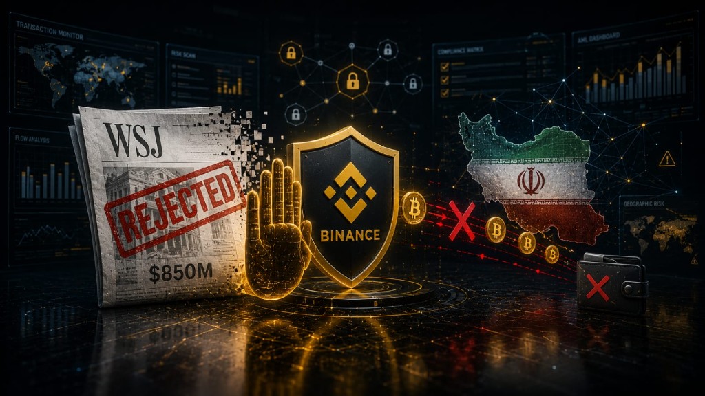 Binance Rejects WSJ's $850M Iran Claims as Compliance Fight Returns to Spotlight