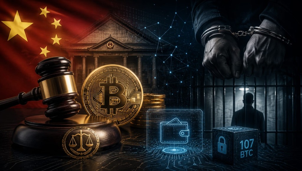 Chinese Court Recognizes Bitcoin as Property in 107 BTC Theft Case, Man Gets Nearly 11 Years in Prison