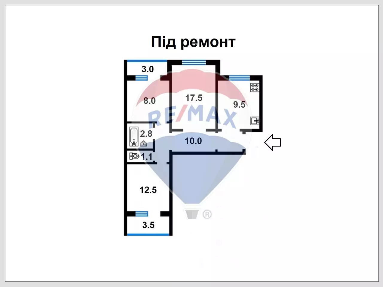 Продажа 3к квартира 70м2, Никольско-Слободская 6/2