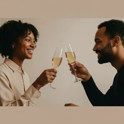 Couple celebrating a milestone