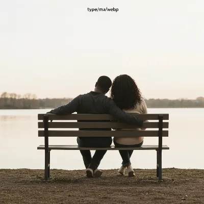 Couple enjoying a peaceful moment