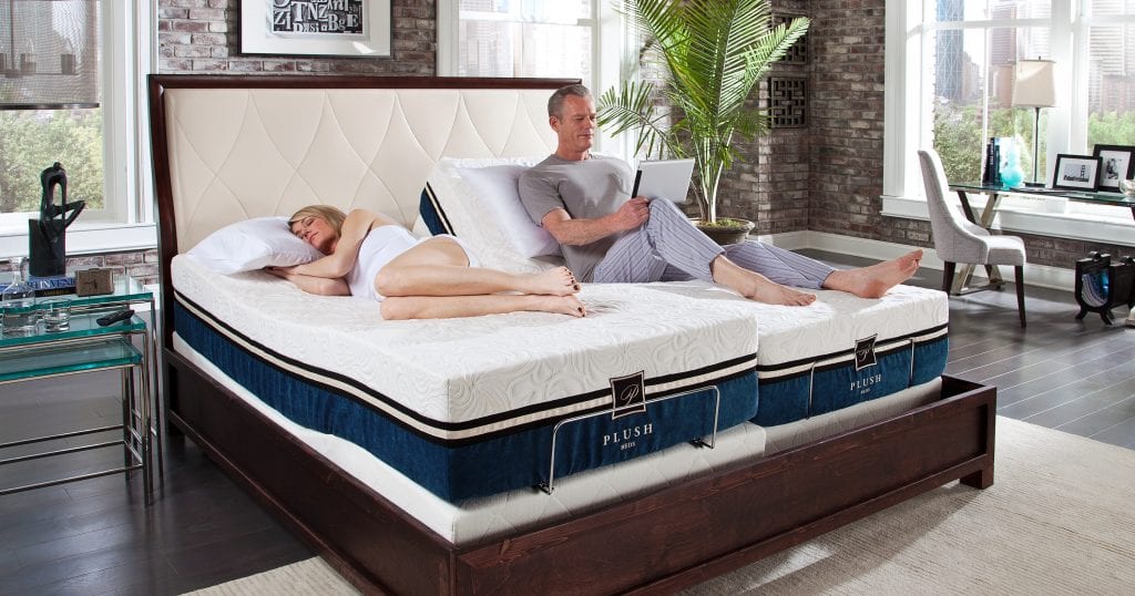 dual plush mattress by sleep-ezz e-82