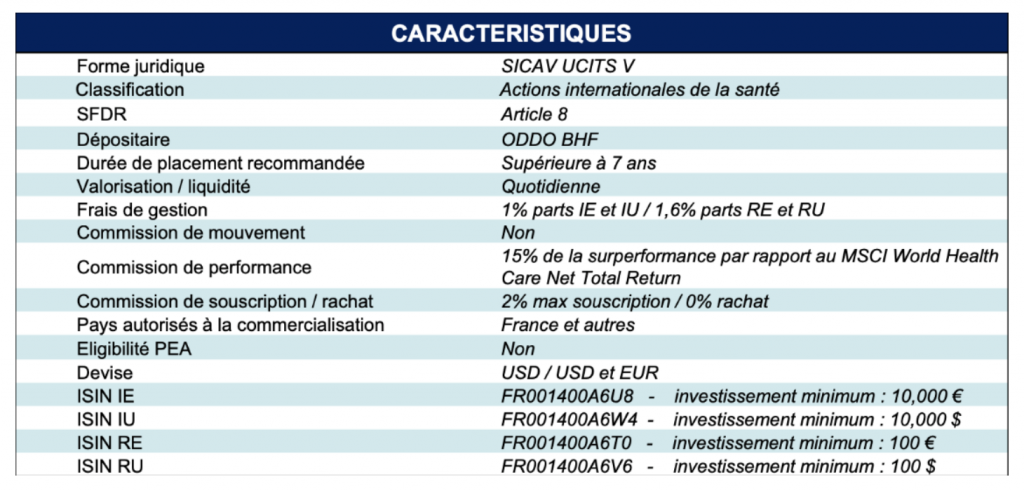 Lauxera Capital Partners et Pergam lancent la SICAV thématique Lauxera Healthtech