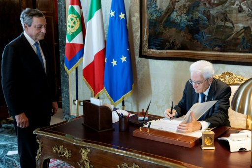 Service de presse du palais de la Quirinale/AFP/Archives