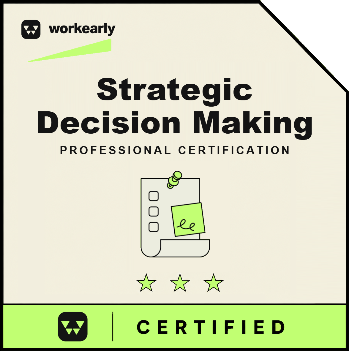 Strategic Decision Making