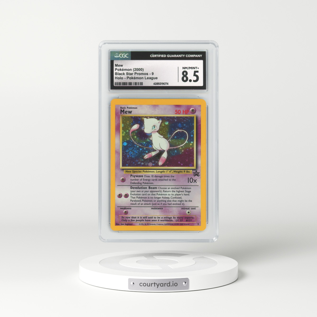 G] Pokemon Card - Raikou - Meiji Get Card Blue Foil 2000 - Japanese.