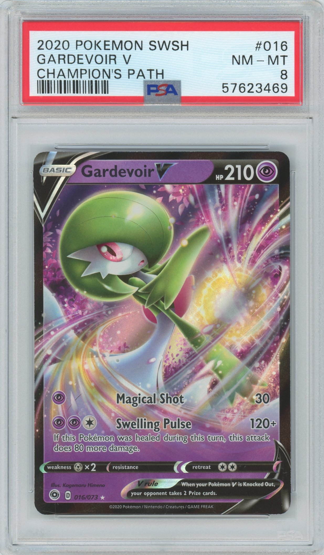 Pokemon Champion's Path Gardevoir V #16