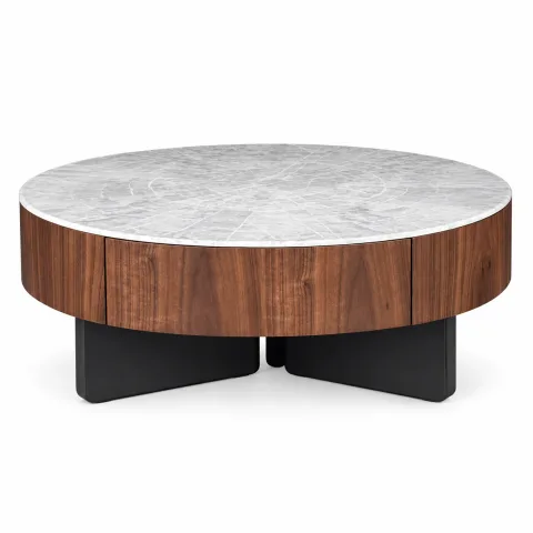 金屬浮雕紹華圓几
