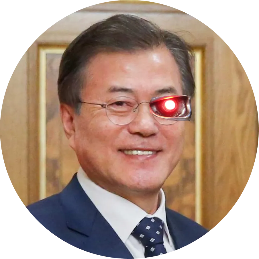 Moon Jae-in AI avatar