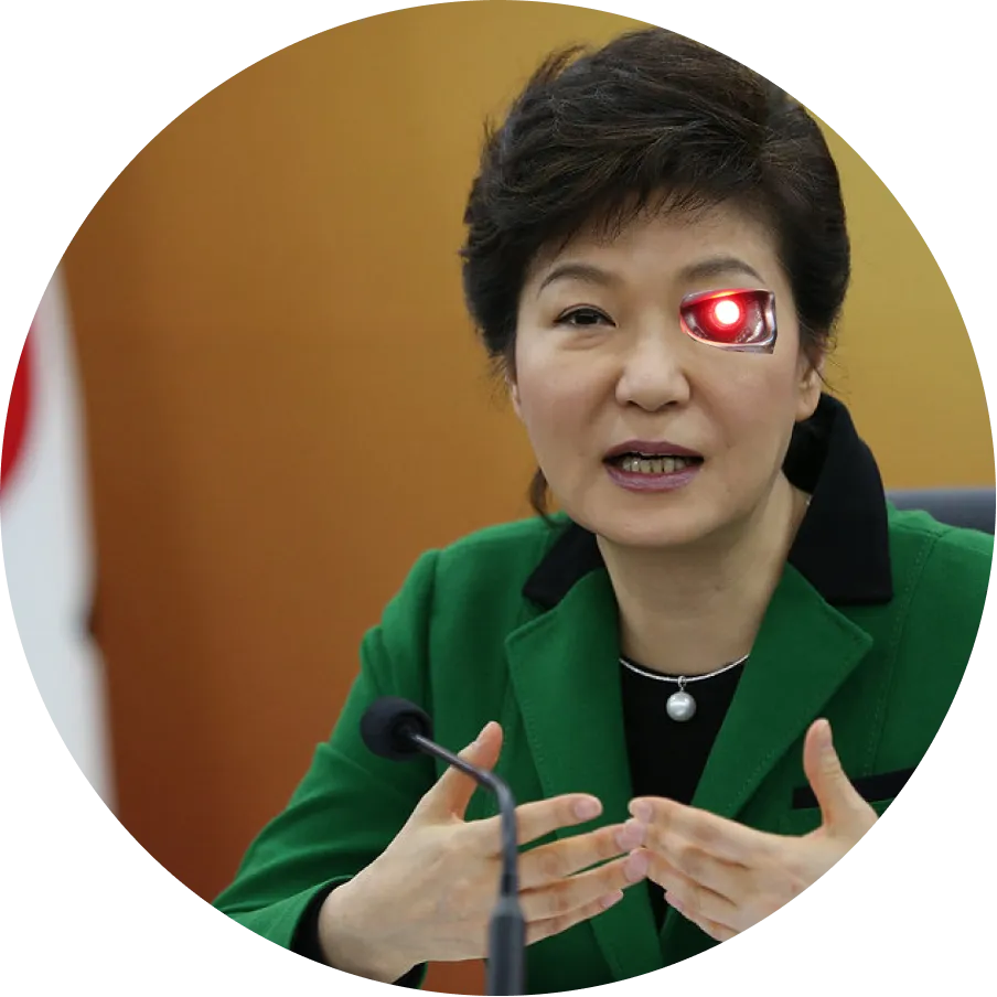 Park Geun-hye AI avatar