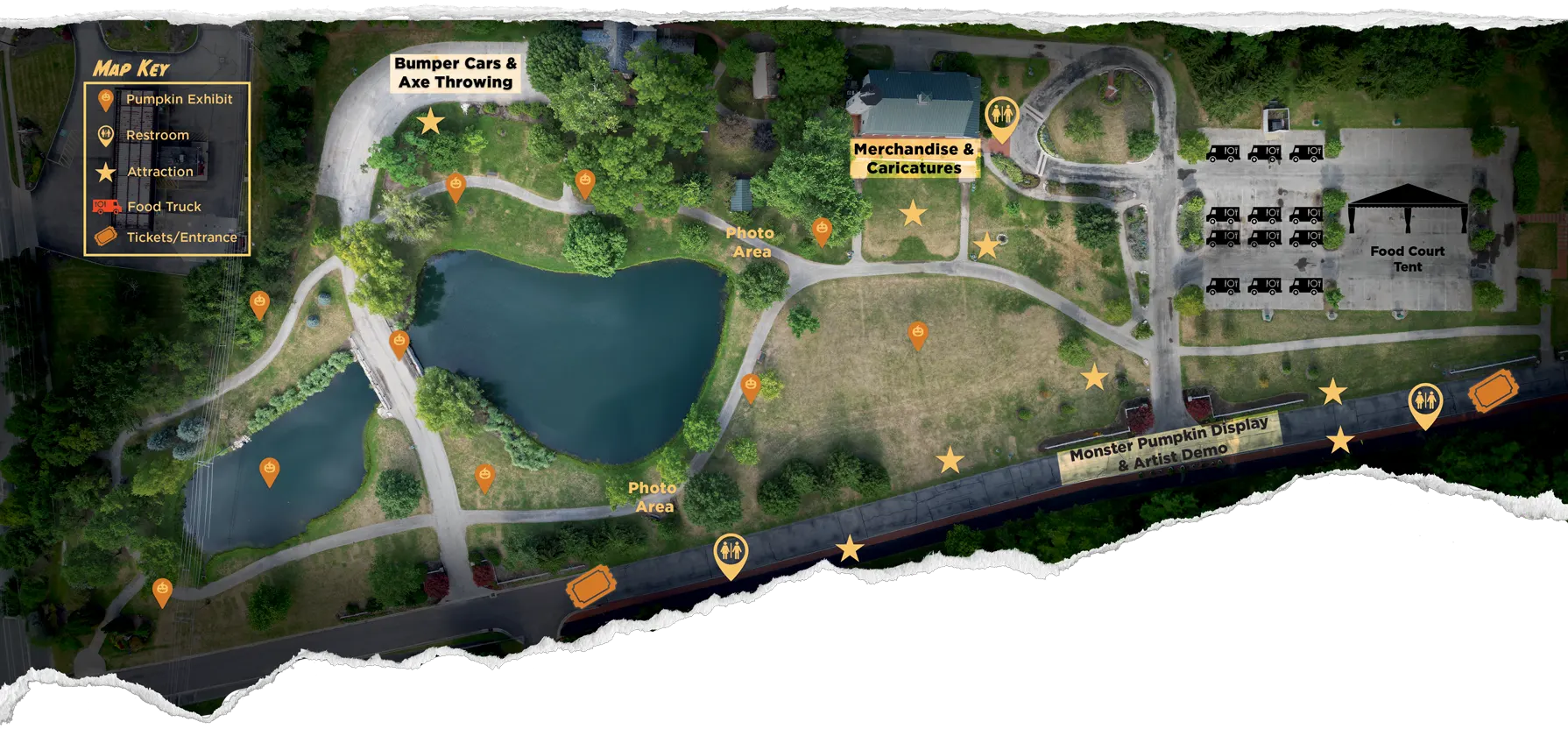 Overhead map of event location