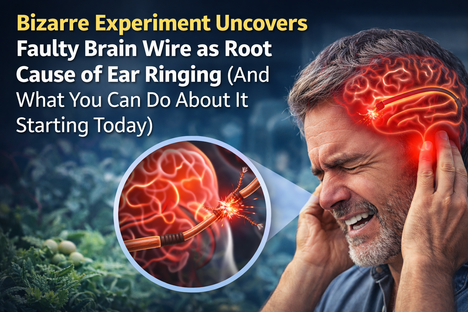 Bizarre Experiment Uncovers Faulty Brain Wire as Root Cause of Ear Ringing (And What You Can Do About It Starting Today)