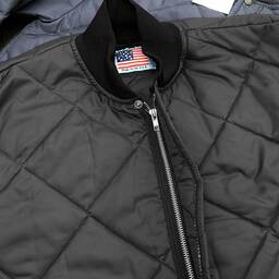 【在庫限りSALE】SNAP'N'WEAR スナップンウェア Quilted Jacket with Knit Collar and Cuffs, Domestic (品番1000US)