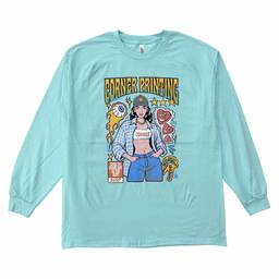 American Apparel アメリカンアパレル 6.0oz 長袖Tシャツ (品番 AAPP-T1304)