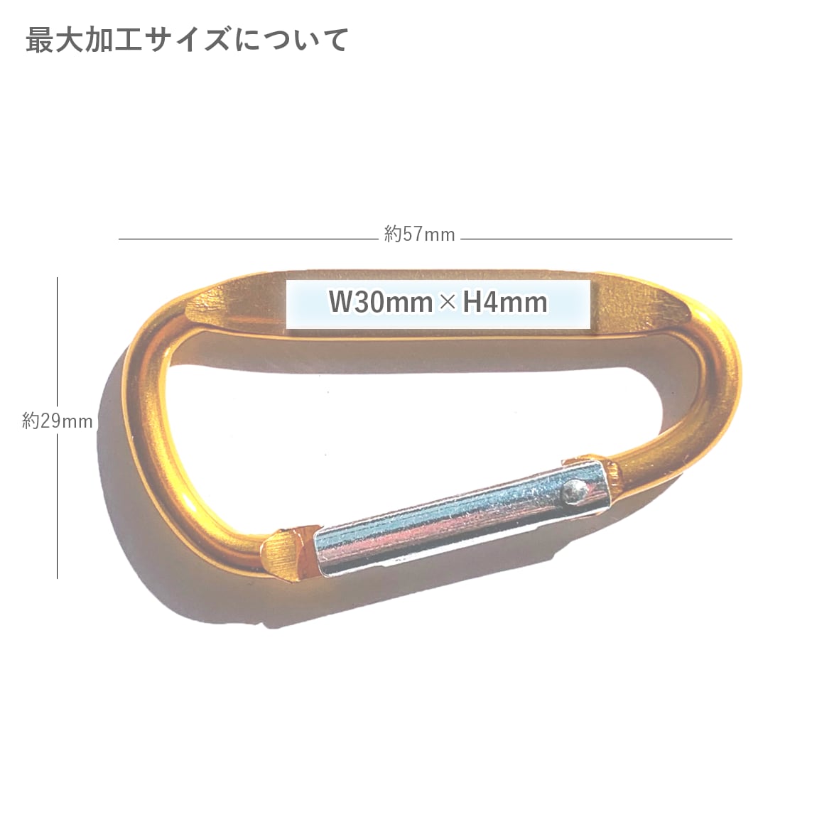 Laser Carabiner カラビナ (5個セット) (品番LCC-5)