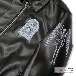 SHAKA WEAR シャカウェア PU Leather Collared Varsity Jacket (品番SWPULCVJ)
