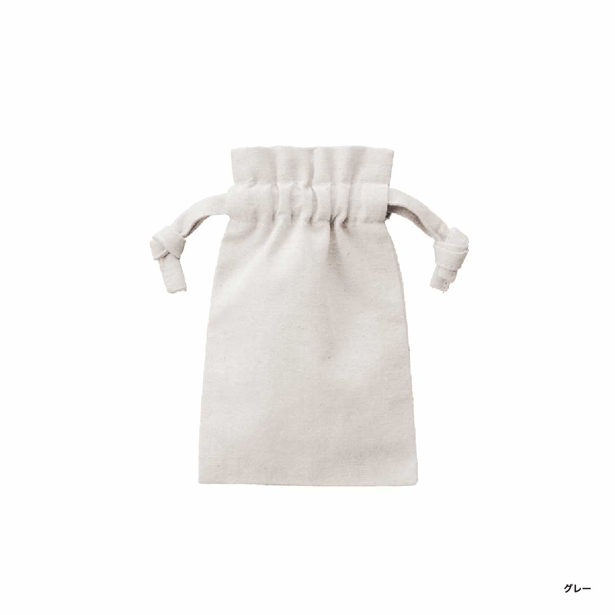 厚手コットンフリル巾着(SSサイズ) (品番TP-0012)