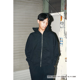 SHAKA WEAR シャカウェア Garment Dye Cropped Double Zip Hoodie (品番SWGDCDZH)