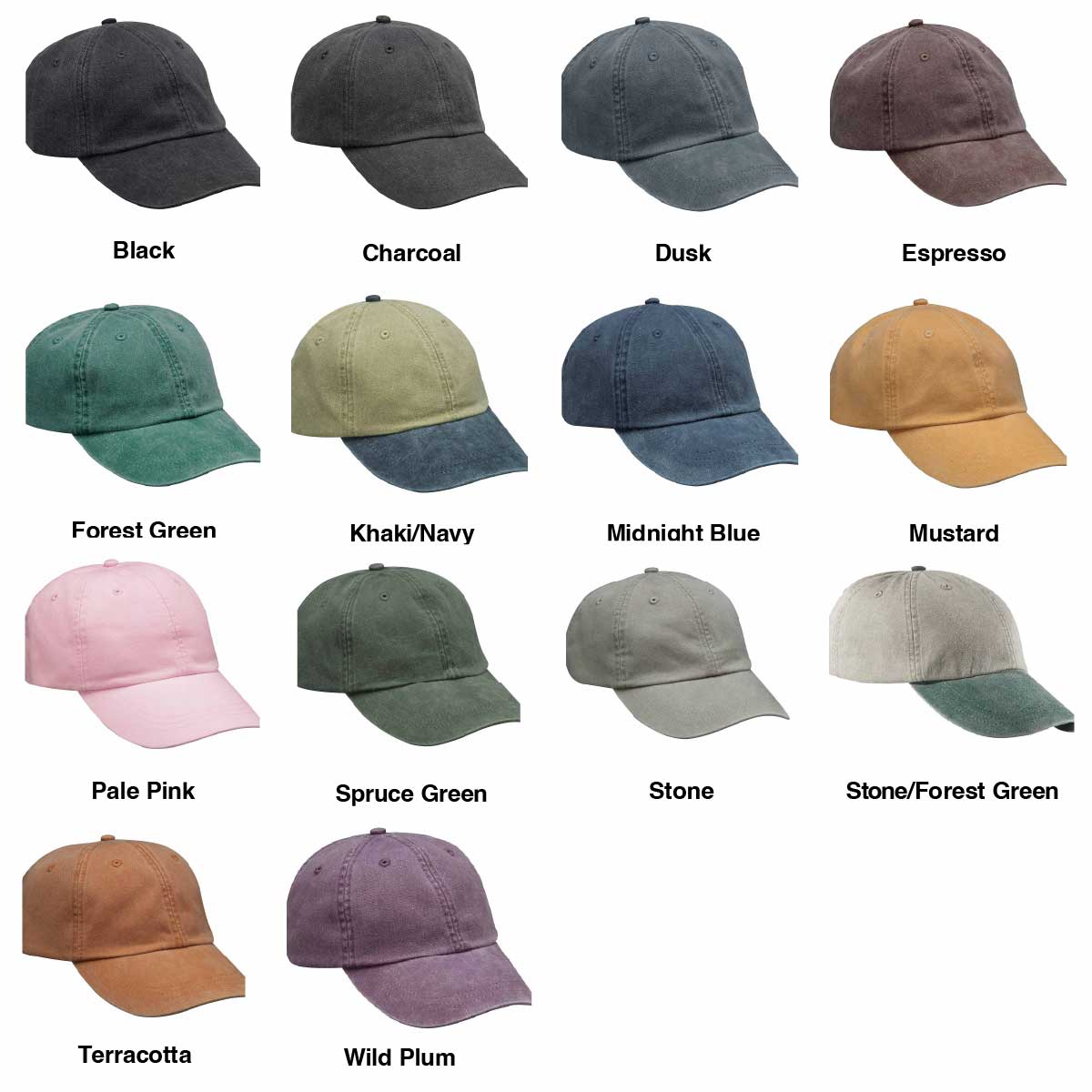 ADAMS HEADWEAR アダムズヘッドウェア Optimum Pigment-Dyed Dad Hat (品番LP101US)