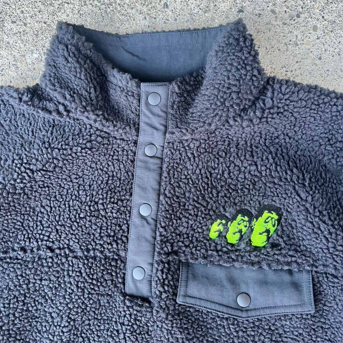 Port Authority ポートオーソリティ Camp Fleece Snap Pullover (品番F140US)