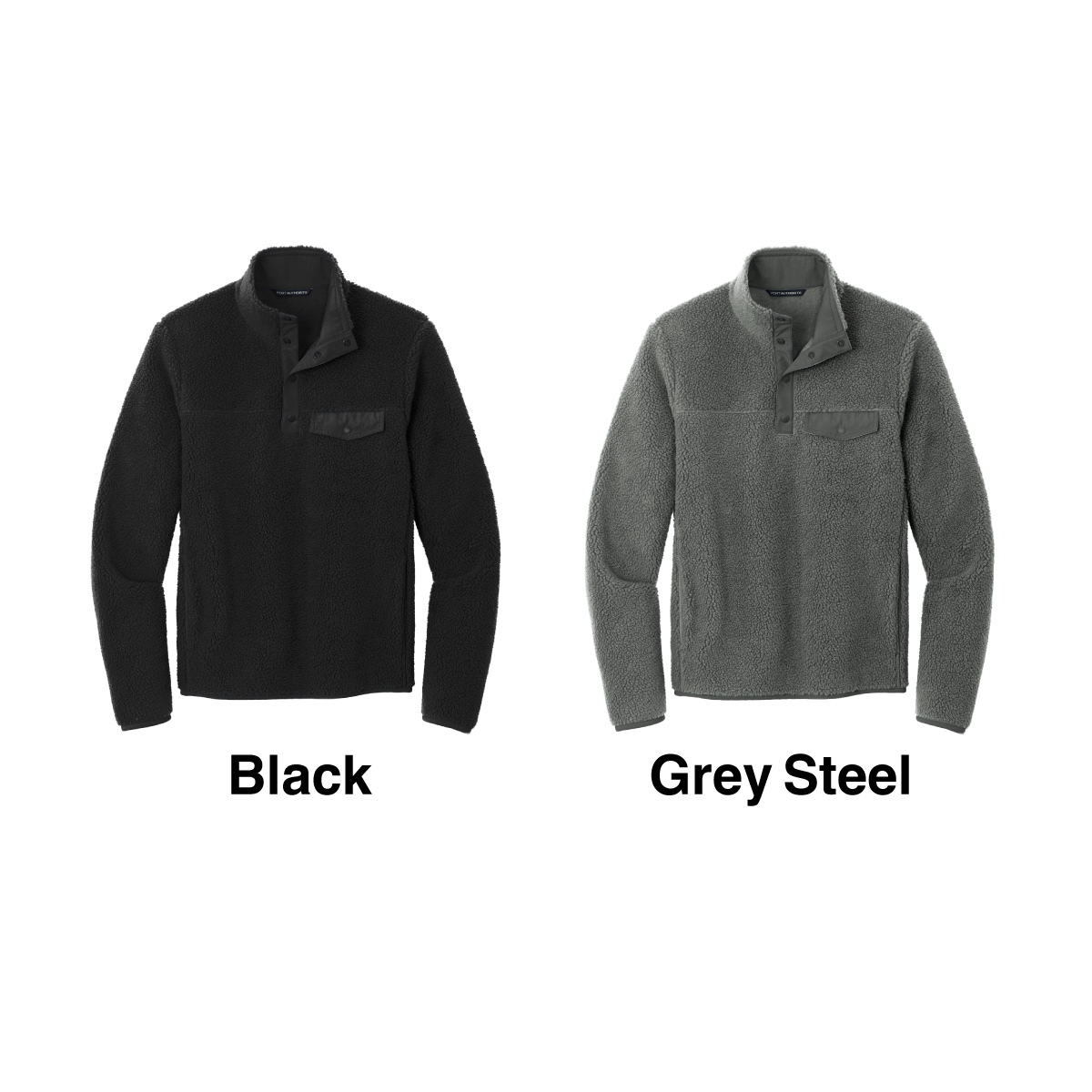 Port Authority ポートオーソリティ Camp Fleece Snap Pullover (品番F140US)