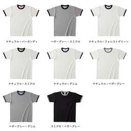 CROSS & STITCH クロスアンドスティッチ 6.2 oz オープンエンド マックスウェイト リンガーTシャツ (品番OE1121)