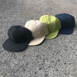 newhattan ニューハッタン Washer Nylon Flat Visor Cap (品番J1482)