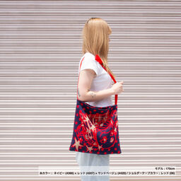 オリジナル編み総柄ショルダーバッグ Lサイズ(品番CPKN-005_L)