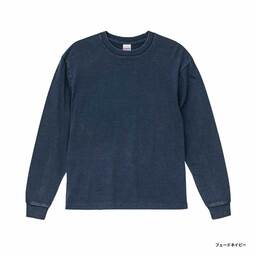 United Athle ユナイテッドアスレ 6.2oz オープンエンド フェードウォッシュ ロングスリーブ Tシャツ(2.1インチリブ)(品番4231-01)