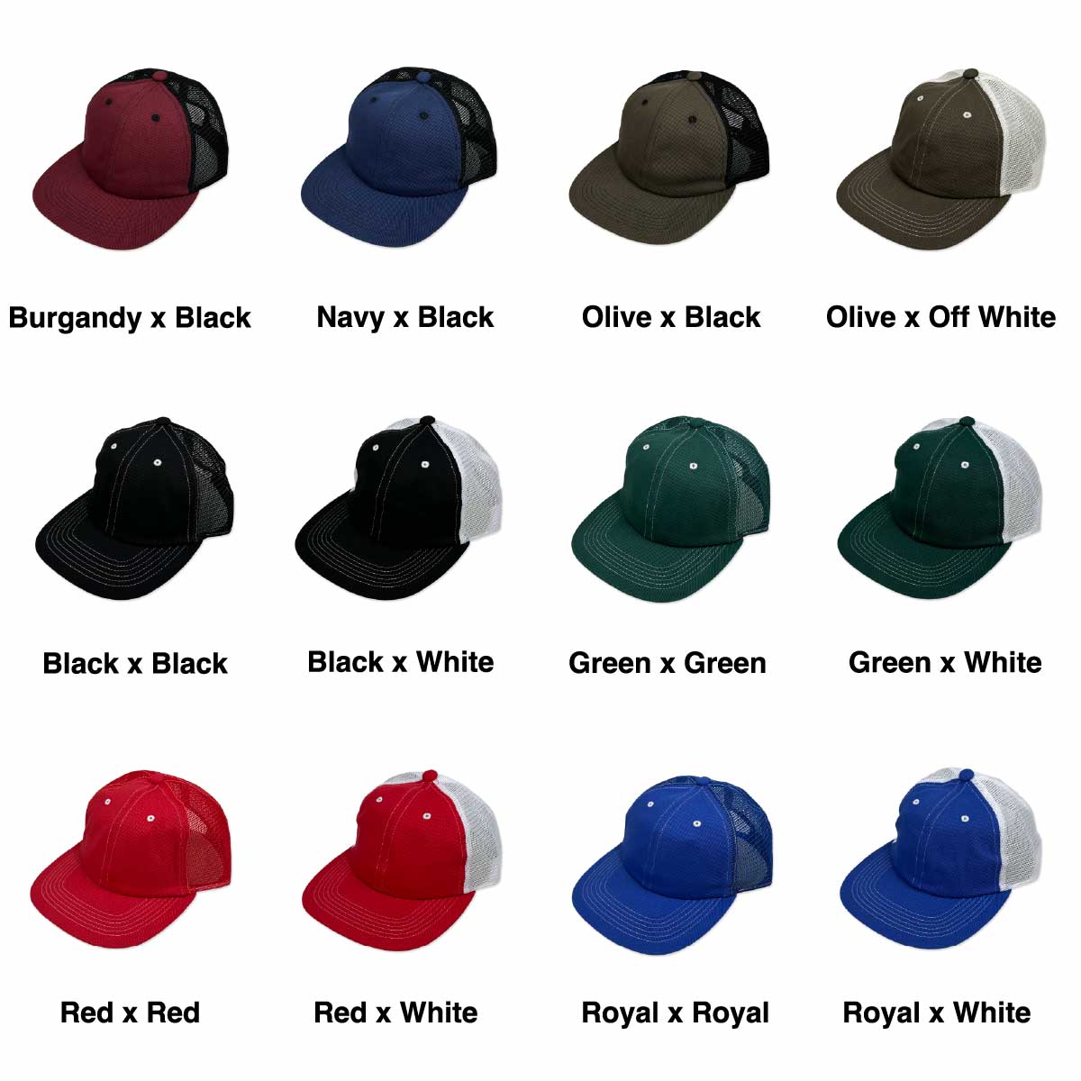Colt Paterson コルトパターソン 6panel Mesh Cap  メッシュキャップ (品番CP010)