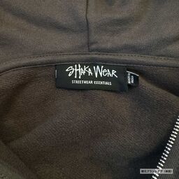 SHAKA WEAR シャカウェア Garment Dye Cropped Double Zip Hoodie (品番SWGDCDZH)