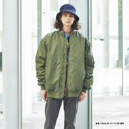United Athle ユナイテッドアスレ タイプ MA-1 ジャケット (中綿入) (品番7490-01)